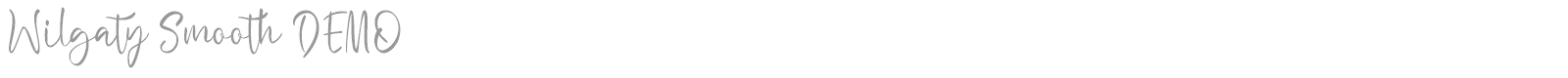 Wilgaty Smooth font preview